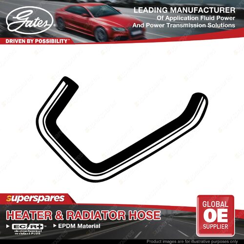Gates Lower Radiator Hose for Nissan Datsun Pulsar N10 A14 Thermoswitch to Eng
