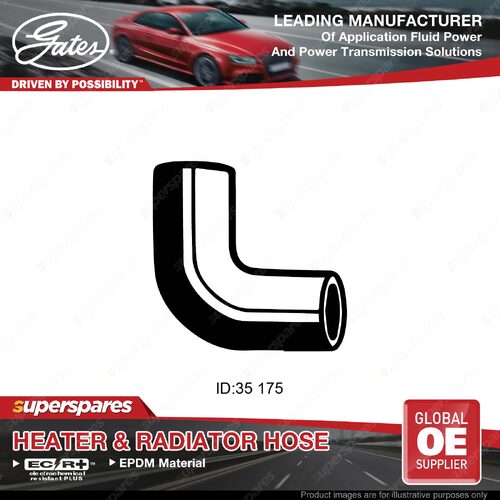 Gates Lower Radiator Hose for Toyota Landcruiser HJ45 3.6L 1975-1979