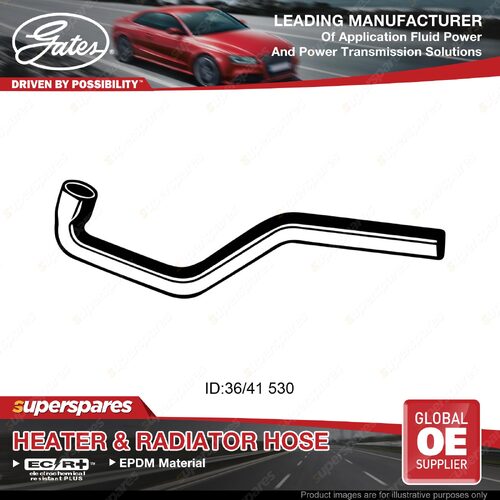 Gates Lower Radiator Hose for Toyota Landcruiser BJ40 3.0L B 1977-80