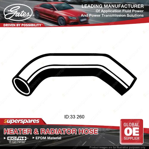 Gates Upper Radiator Hose for Toyota Hiace RH20 RH30 1.6L 12R 1976-1978