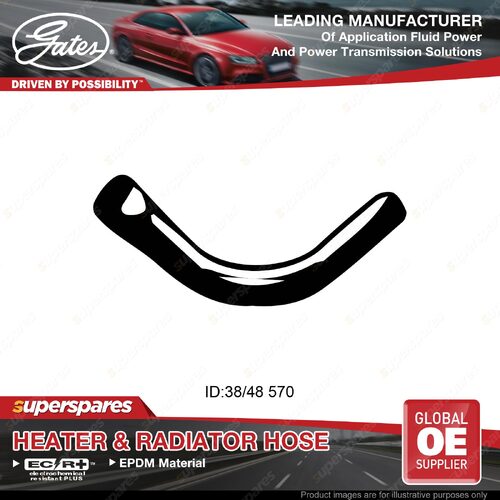 Gates Upper Radiator Hose for Bedford E Series K 4.1L 4.9L 1970-1979