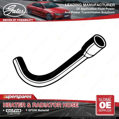 Gates Upper Radiator Hose for Nissan Datsun Urvan E23 1.6L J16 1980-82