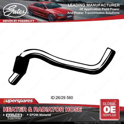 Gates Lower Radiator Hose for Toyota Corolla EE100 1.3L 2EL 1992-1997