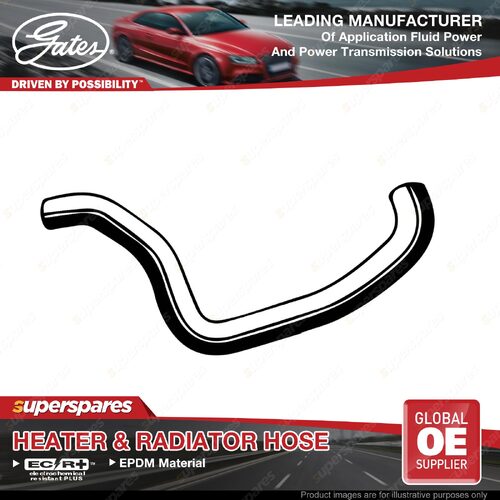 Gates Upper Radiator Hose for Nissan Datsun Bluebird U11 CA18 CA20 83-91