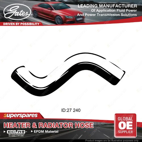 Gates Upper Radiator Hose for Toyota Starlet EP70 EP71 EP80 1.0L 1.3L