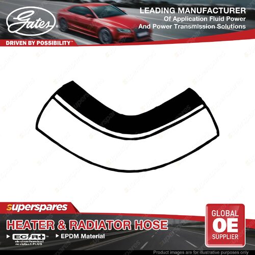 Gates Upper Radiator Hose for Nissan Datsun Laurel C33 Straight 2.8L RD28 89-93