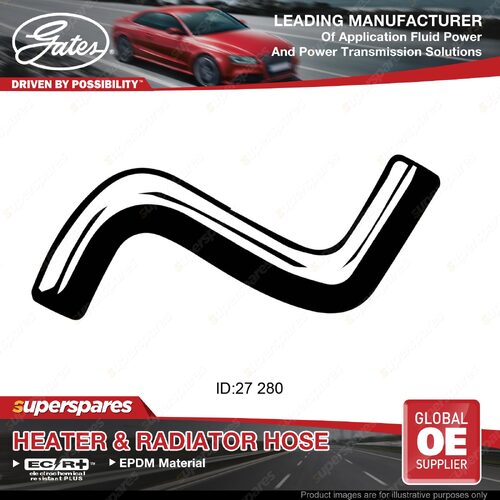 Gates Upper Radiator Hose for Toyota Starlet EP71 EP76 EP81 1.3L 2EL 1984-05/91