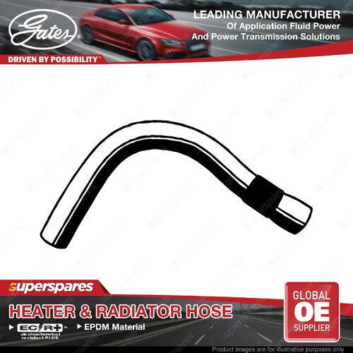 Gates Lower Radiator Hose for Ford Sierra 2.0L CARB TL20H 1984-1988
