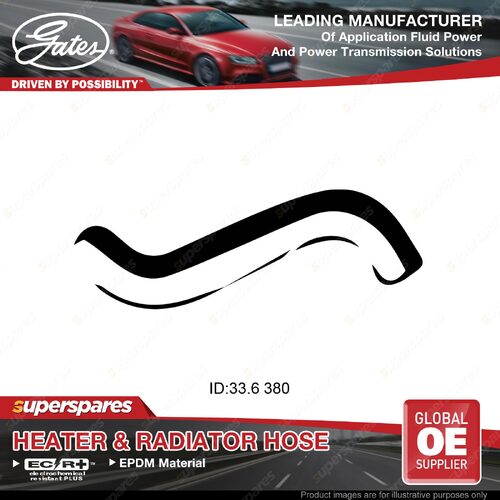 Gates Lower Radiator Hose for Mazda Familia BG7P 1.7L 380mm 1985-1994