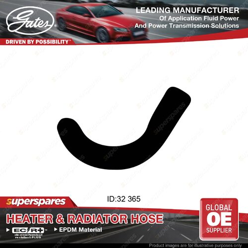 Gates Radiator Curved Hose for Hillman Hunter B053 H4770Z 1.7L 365mm