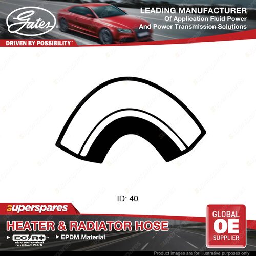 Gates Radiator Hose for BMW 5 Ser 535i M535i 6 Ser 633i 635i 7 Ser 2500 E3