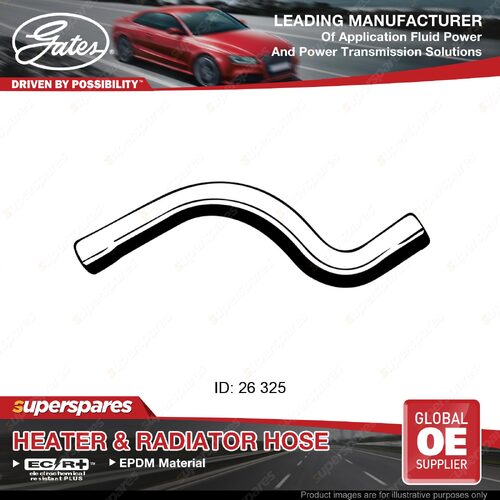 Gates Radiator Hose for Volkswagen Caddy 9K9 1.6L 55KW 325mm 1995-1997