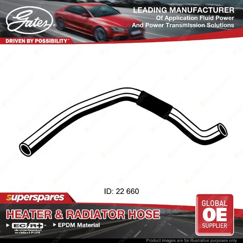 Gates Radiator Hose for Daihatsu Cuore L701 Move L901 Sirion M100 1.0L