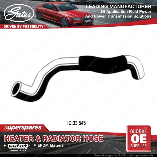 Gates Radiator Curved Hose for Nissan Primera P11 P10E P11E WP11E 545mm