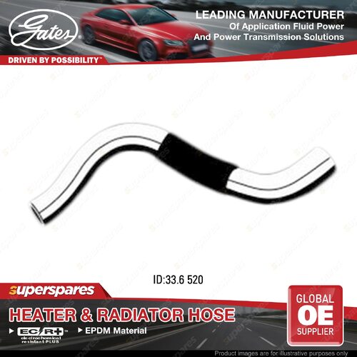 Gates Radiator Hose for Hyundai Santa Fe SM 2.7L 127KW 520mm 2000-2006