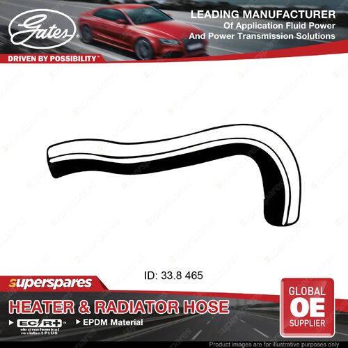 Gates Radiator Hose for Nissan Dualis 2 J10 JJ10 Qashqai J10E JJ10E 2.0L