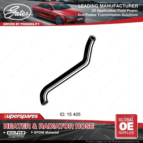 Gates Molded Heater Hose for Nissan Pulsar N12 1.3L 1.5L 1.6L 83-87