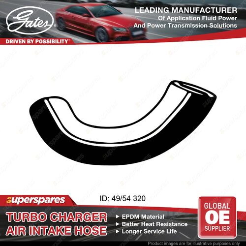 Gates Turbo Charger Air Intake Hose Cold side for Mazda Bt-50 CD UN 2.5L 3.0L