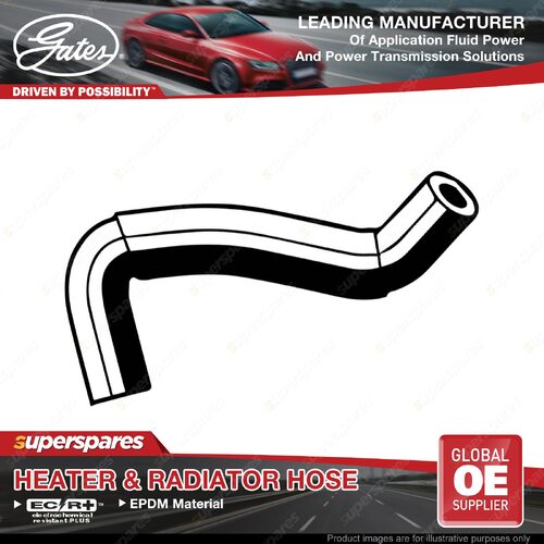 Gates Upper Radiator Hose for Mazda Eunos Bravo B2500 2.5L WL 1996-1999