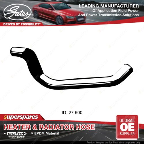 Gates Radiator Curved Hose for Rover 200 Series 213 EV2 1.3L 600mm