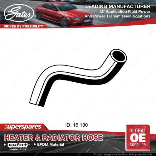 Gates Outlet Heater Hose for Toyota Hiace KDH200 KDH202 KDH212 KDH222 2.5L 06-19