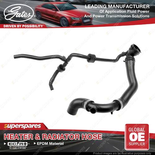Gates Upper Radiator Curved Hose for Audi A3 8PA 2.0L 2004-2013 Manual