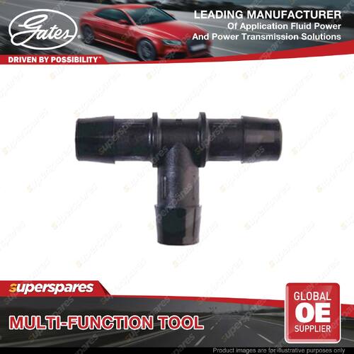 Gates Plastic TEE Hose Connector Reducer 28584 Outside Diameter 3/16" 4.8mm