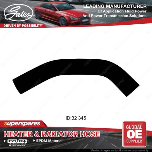 Gates Upper Radiator Hose for Toyota Dyna RU20 2.0L 4 Cyl 5R 1979-1984