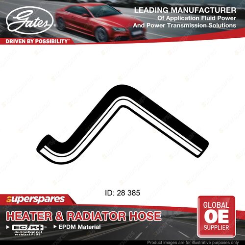 Gates Radiator Curved Hose for Nissan Cherry N12 E13 E15 44KW 55KW 385mm