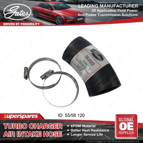 Gates Turbo Charger Hose Kit Hot side for Nissan Patrol Gr TY61 GU Y61