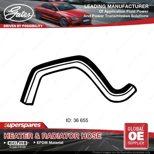 Gates Lower Radiator Curved Hose for Isuzu Bighorn UBS 3.2L 6VD1 130KW 1991-1998