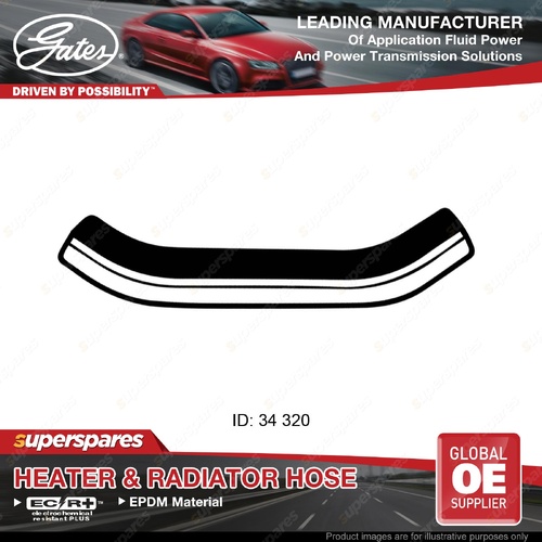 Gates Upper Radiator Curved Hose for Ford Telstar AX 2.5L FWD 120KW 123KW 91-95