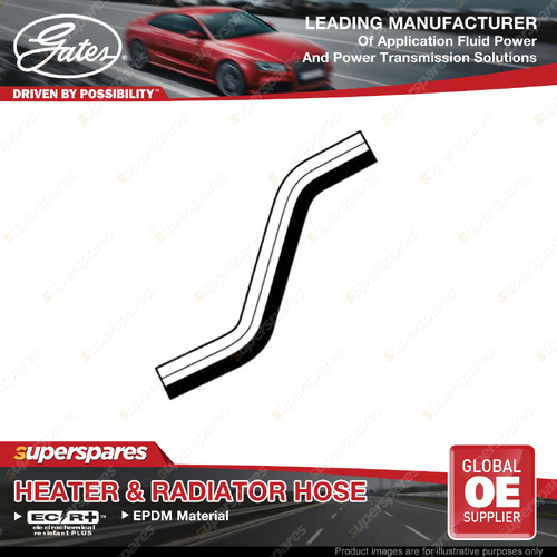Gates Upper Radiator Hose for Honda Prelude BA4 2.0L B20A6 106KW Petrol 87-89