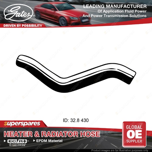 Gates Upper Radiator Hose for Renault Koleos M9R 2.0L 110KW 127KW Diesel 2008-On