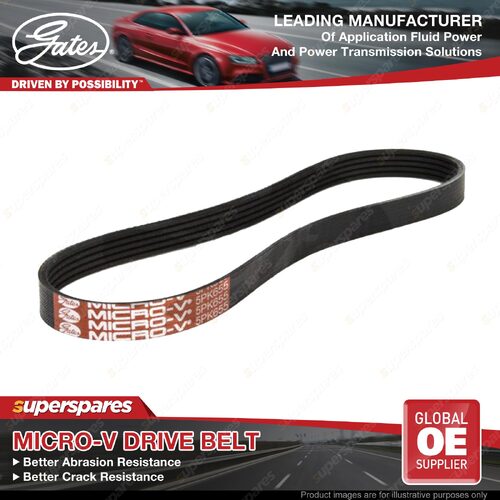 Gates Power Steering Pump Micro-V Belt for Renault Laguna B56E B56R 3.0L 123KW