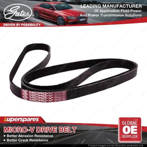 Gates Supercharger Micro-V Drive Belt for Buick Park Avenue 4CU69 3.8L 168KW