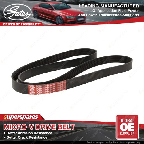Gates Alternator Micro-V Drive Belt for Renault Captur Clio Kangoo Megane 13-On