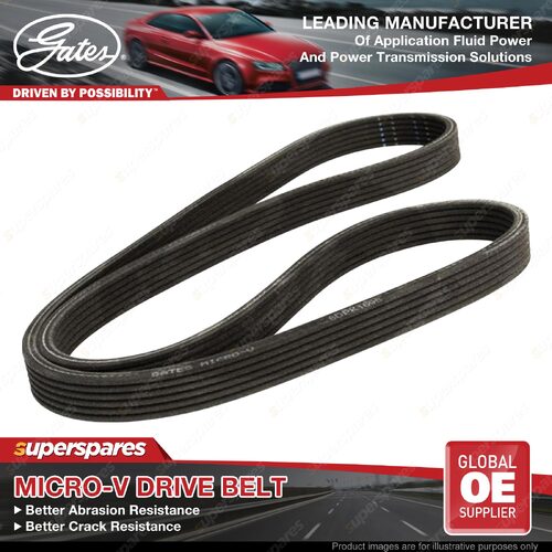 Gates Alt Micro-V Drive Belt for BMW 3 Series 320d 330d E90 E91 E92 E93 EPS