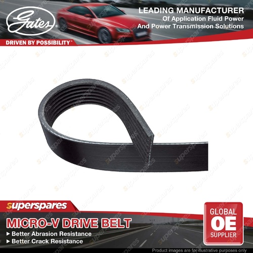 Gates Alt Micro-V Drive Belt for BMW X5 xDrive 30I E70 3.0L 200KW 2006-2010