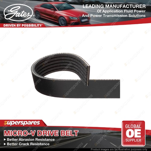 Gates Alt Micro-V Belt for Volkswagen Crafter SX SY SZ Multivan Transporter
