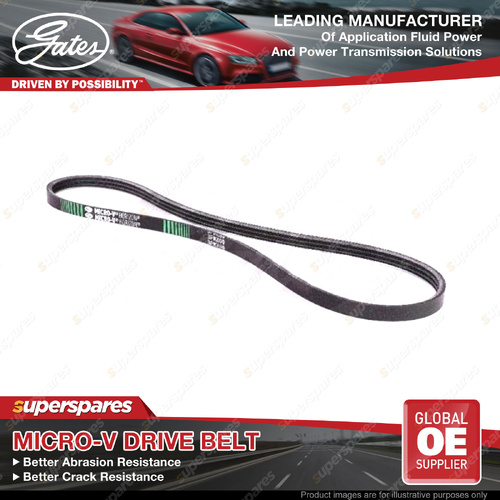 Gates Alternator Micro-V Drive Belt for Honda City GA1 1.2L 45KW D12A FWD 86-88