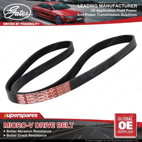 Gates Alternator Micro-V Drive Belt for Toyota Cavalier JC69 2.4L 110KW 94-00