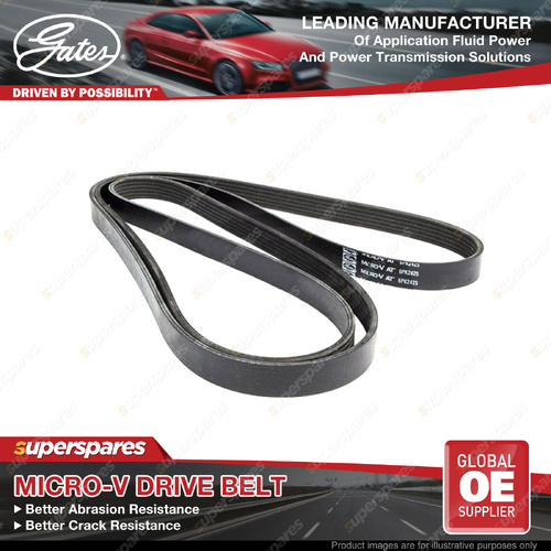 Gates Alternator Micro-V Belt for Mercedes-Benz SL500 R129 SLR McLaren 5.0L 5.4L