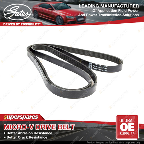 Gates Alternator Micro-V Drive Belt for Jaguar X-Type X400 2.0L 2,5L 3.0L 01-09