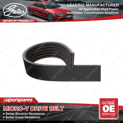 Gates Alternator Micro-V Belt for Audi A6 4B4 4B6 A8 4D2 4D8 Quattro 4.2L 98-05