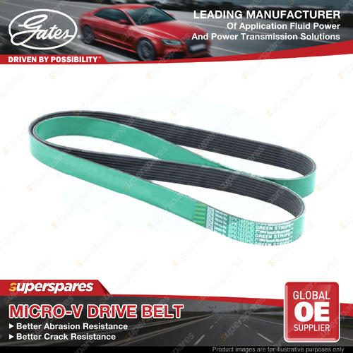 Gates Alternator Micro-V Drive Belt for Dodge Ram 2500 CN1 5.9L 154KW w/o A/C