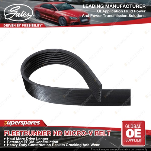 Gates FleetRunner Micro-V Belt for Scania 4-Series Bus K P 230 270 8.9 9.0L