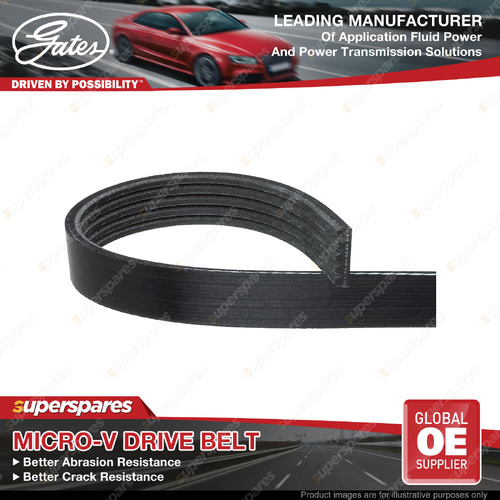 Gates Alternator Micro-V Drive Belt for Chery Premium 22.5 9.8L MIDR 06.20.45