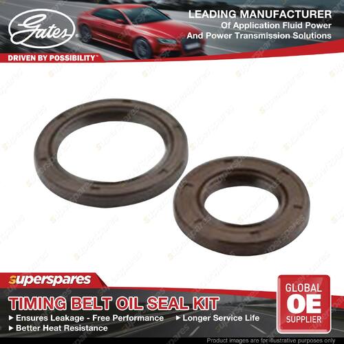 Gates Timing Belt Oil Seal Kit for Audi 80 8C2 B4 A4 A6 A8 Cabriolet 2.4 2.6 2.8