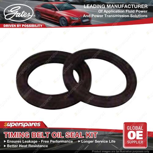 Gates Timing Belt Oil Seal Kit for Volkswagen Polo 6N1 1.6L 10/96-10/99